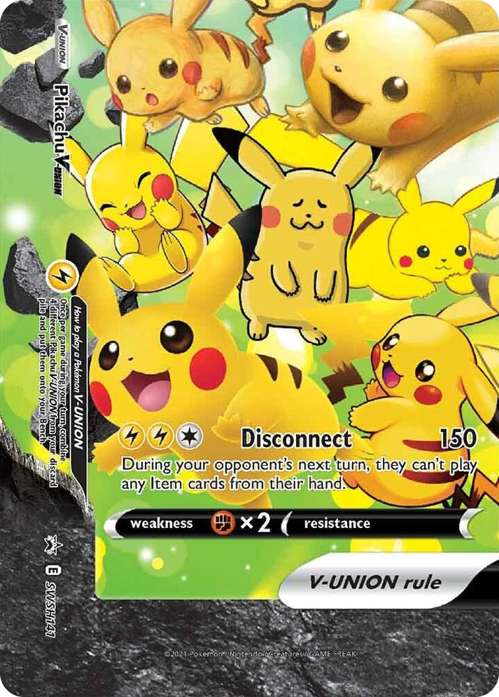 0141 Pikachu V-Union - SWSH141 Promo Sword & Shield Promo Cards