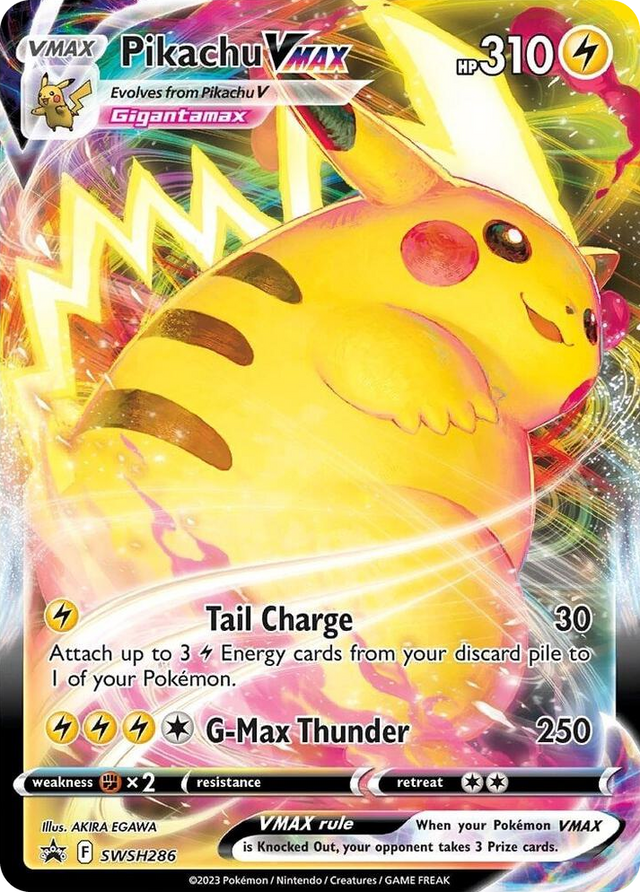 0286 Pikachu VMAX - SWSH286 Promo Sword & Shield Promo Cards