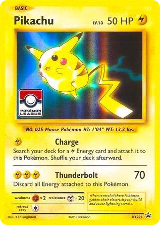 XY202 Pikachu - XY202 (Pokemon League) Promo League & Championship Cards
