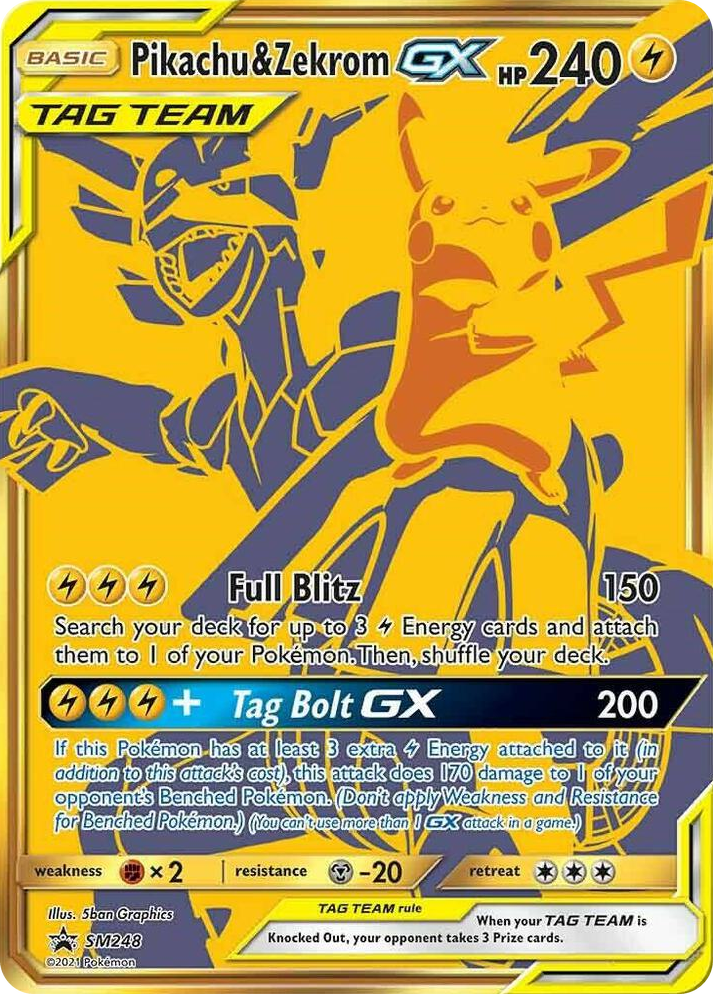 SM248 Pikachu & Zekrom GX - SM248 Promo SM Promos