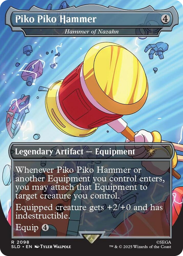 Piko Piko Hammer - Hammer of Nazahn #2098 R - Secret Lair Drop Series Pokemon card