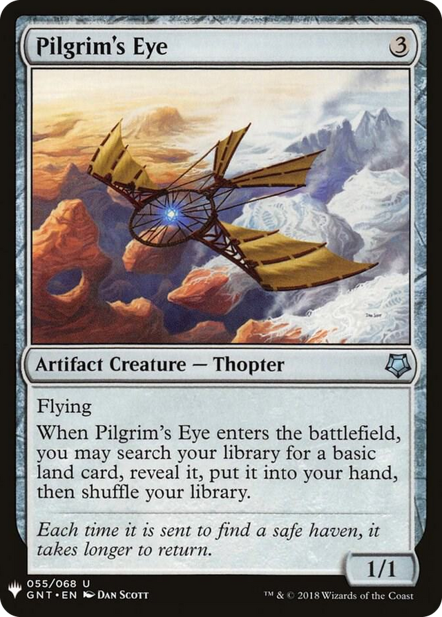 0055 Pilgrim's Eye U The List Reprints