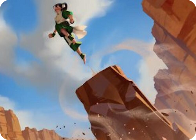 0016 Pillar Launch Art Card S Art Series: Avatar: The Last Airbender