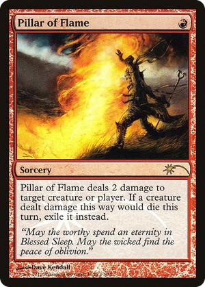 0011 Pillar of Flame P FNM Promos