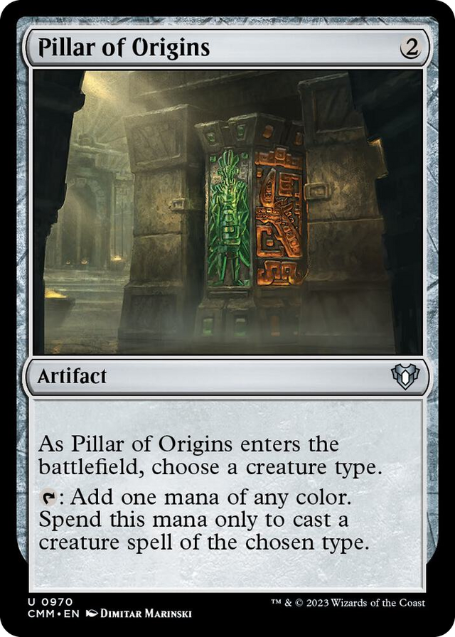 0970 Pillar of Origins U Commander Masters