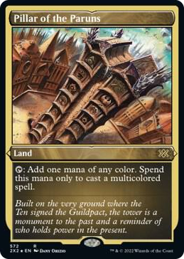 0572 Pillar of the Paruns (Foil Etched) R Double Masters 2022