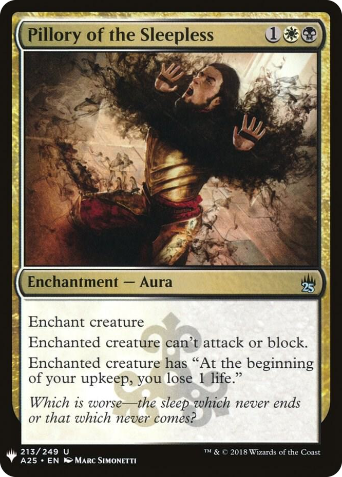 0213 Pillory of the Sleepless U The List Reprints