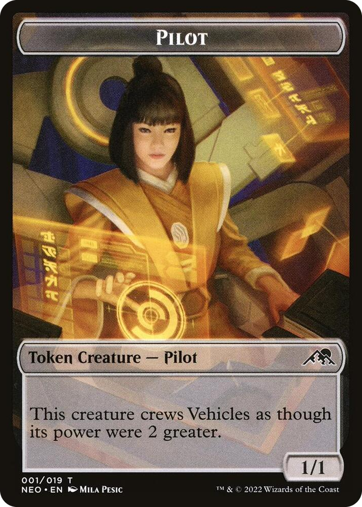 0001 Pilot Token T Kamigawa: Neon Dynasty