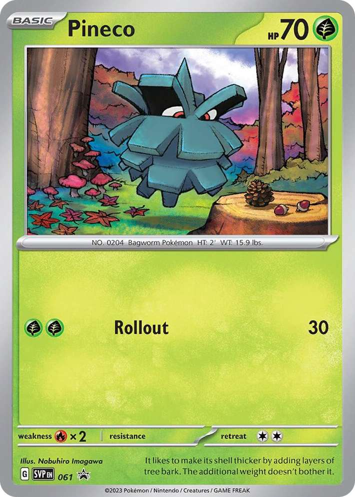 0061 Pineco - 061 Promo Scarlet & Violet Promo Cards