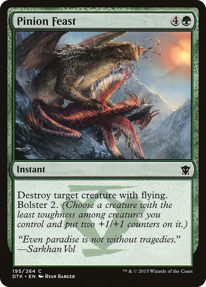 0195 Pinion Feast C Dragons of Tarkir