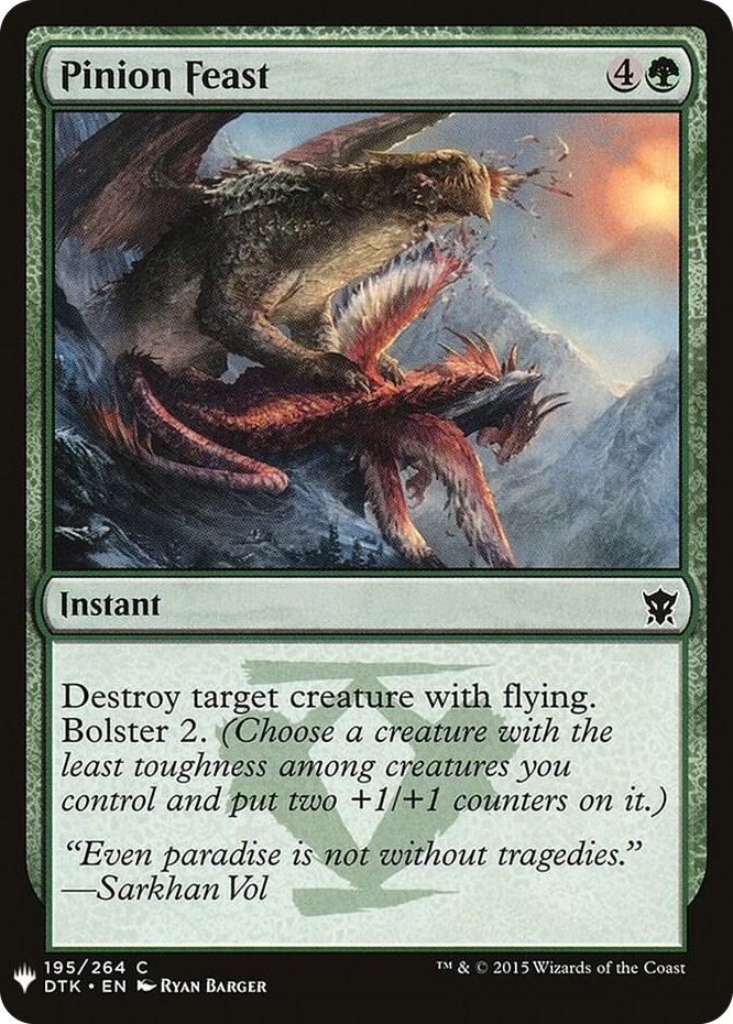 0195 Pinion Feast C The List Reprints
