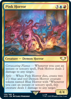 0136 Pink Horror (Surge Foil) R Universes Beyond: Warhammer 40,000