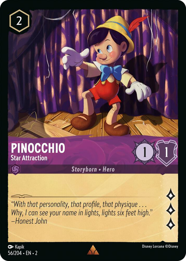0056 Pinocchio - Star Attraction Rare Rise of the Floodborn