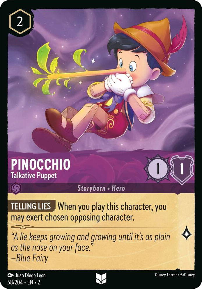 0058 Pinocchio - Talkative Puppet Uncommon Rise of the Floodborn