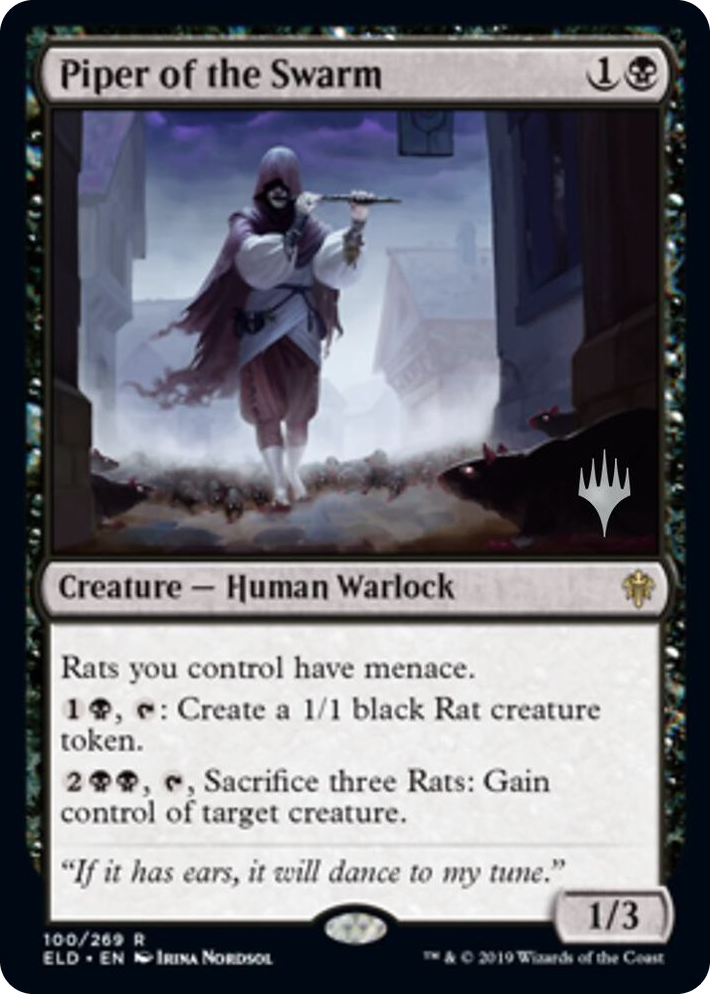0100 Piper of the Swarm R Promo Pack: Throne of Eldraine
