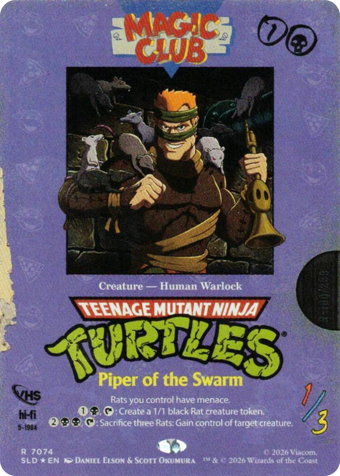 Piper of the Swarm #7074 R - Secret Lair Drop Series Pokemon card