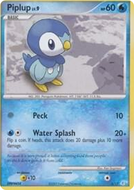 0005 Piplup Common DP Trainer Kit: Manaphy & Lucario