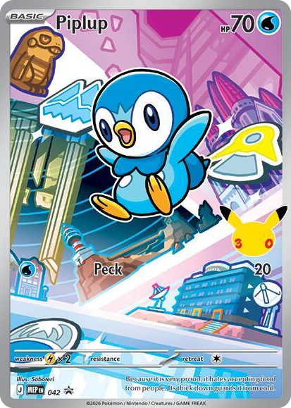 0042 Piplup - 042 Promo Mega Evolution Promo