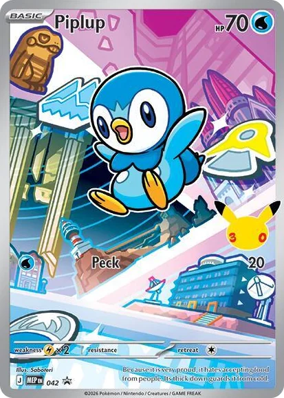 0042 Piplup - 042 Promo Mega Evolution Promo