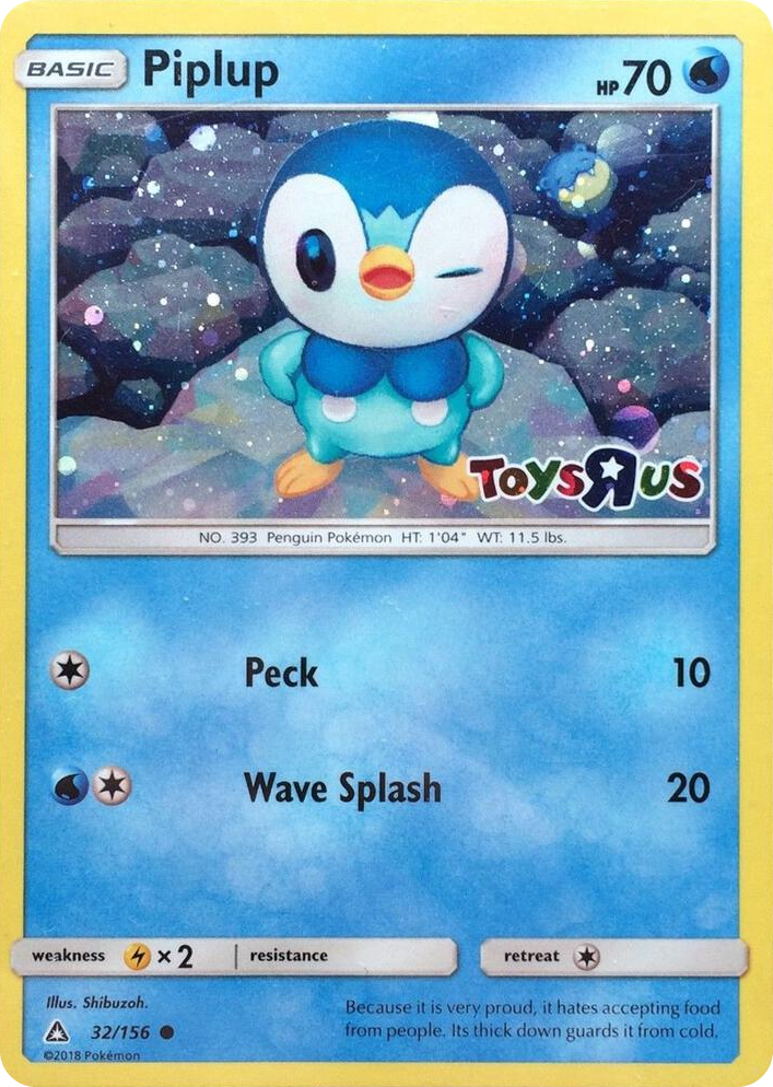 0032 Piplup - 32/156 (Toys R Us) Promo Miscellaneous Cards & Products