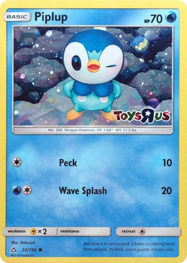 0032 Piplup - 32/156 (Toys R Us) Promo Miscellaneous Cards & Products