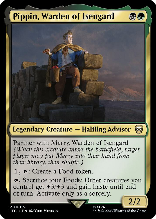 0065 Pippin, Warden of Isengard R Commander: The Lord of the Rings: Tales of Middle-earth