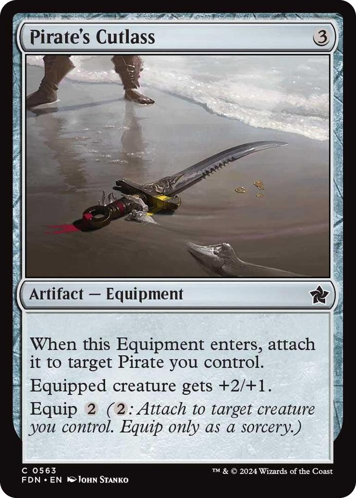 0563 Pirate's Cutlass C Foundations