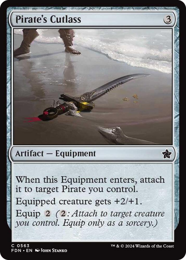 0563 Pirate's Cutlass C Foundations