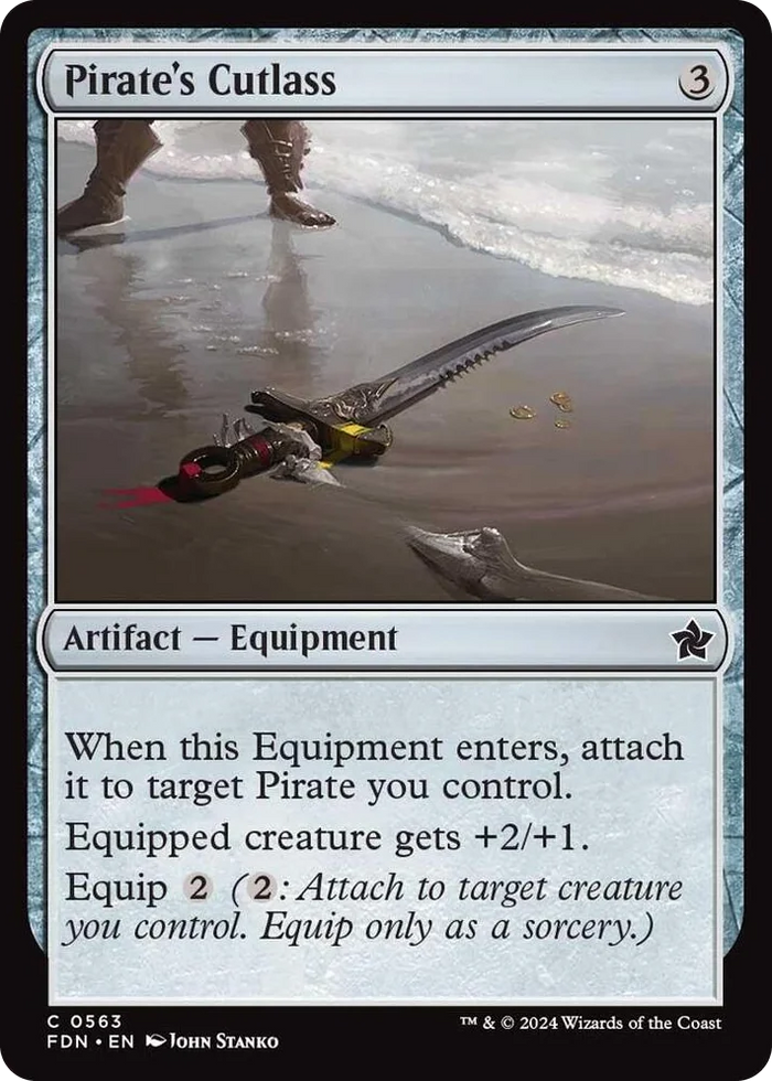 0563 Pirate's Cutlass C Foundations