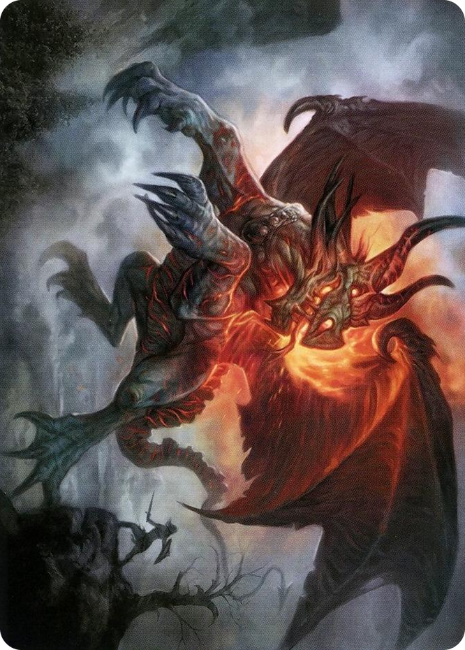 0058 Piru, the Volatile Art Card S Art Series: Modern Horizons 2