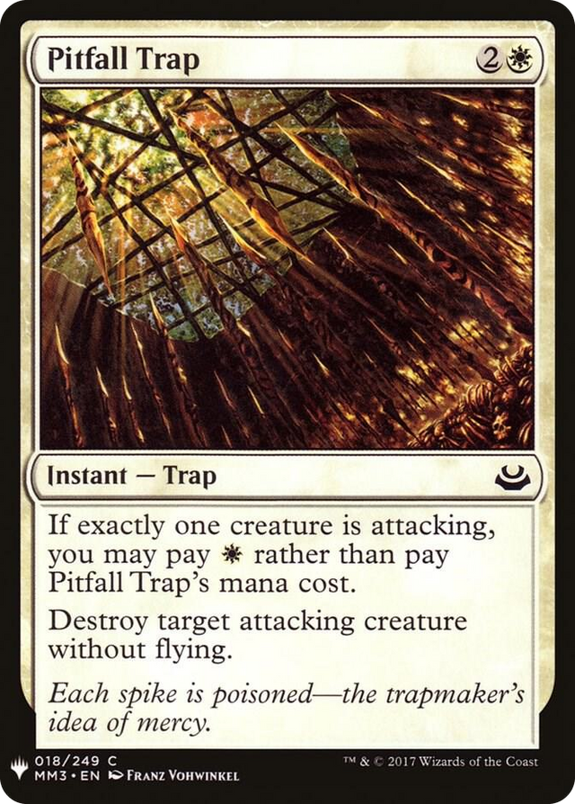 0018 Pitfall Trap C The List Reprints