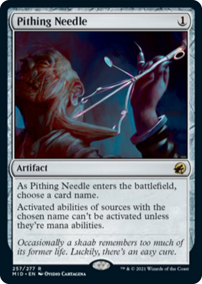 0257 Pithing Needle R Innistrad: Midnight Hunt