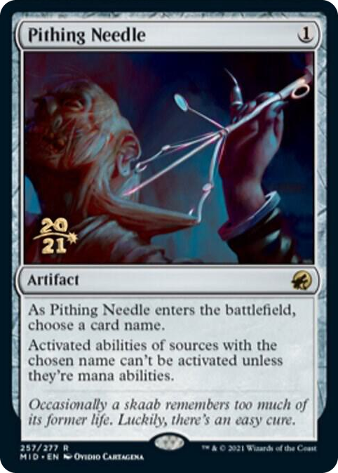 Pithing Needle #257 R - Prerelease Cards Pokemon card