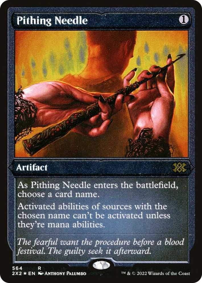0564 Pithing Needle (Foil Etched) R Double Masters 2022