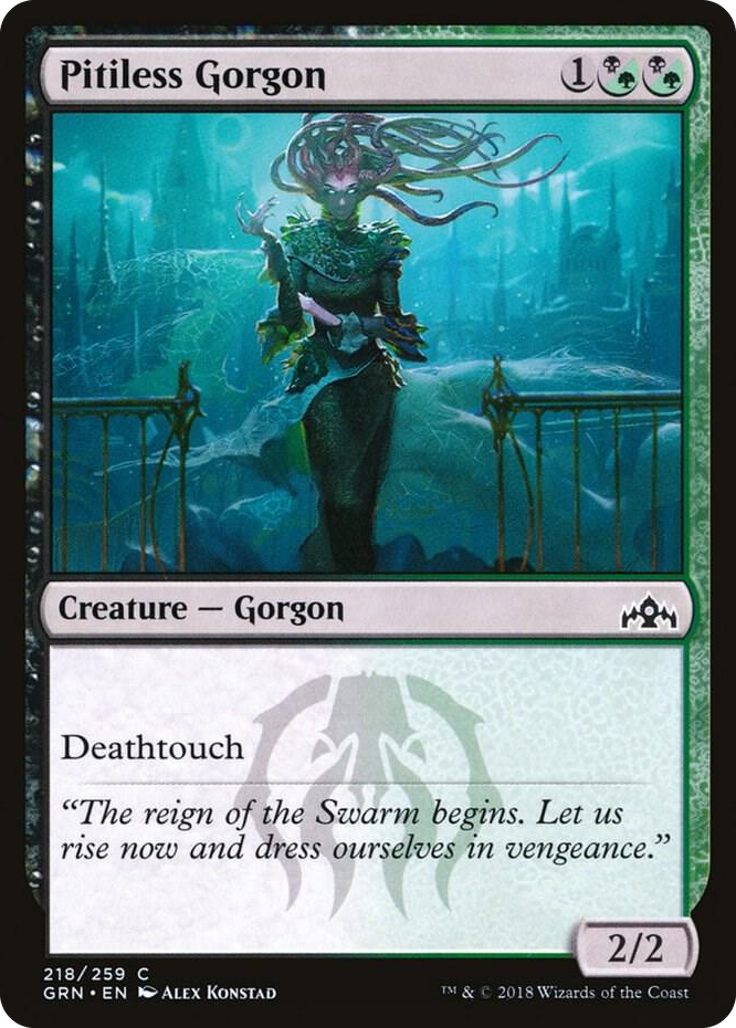0218 Pitiless Gorgon C Guilds of Ravnica