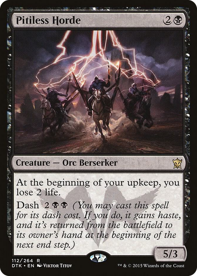 0112 Pitiless Horde R Dragons of Tarkir