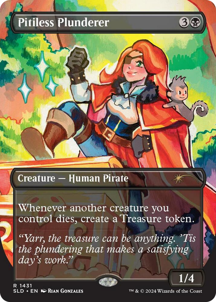 Pitiless Plunderer #1431 R - Secret Lair Drop Series Pokemon card