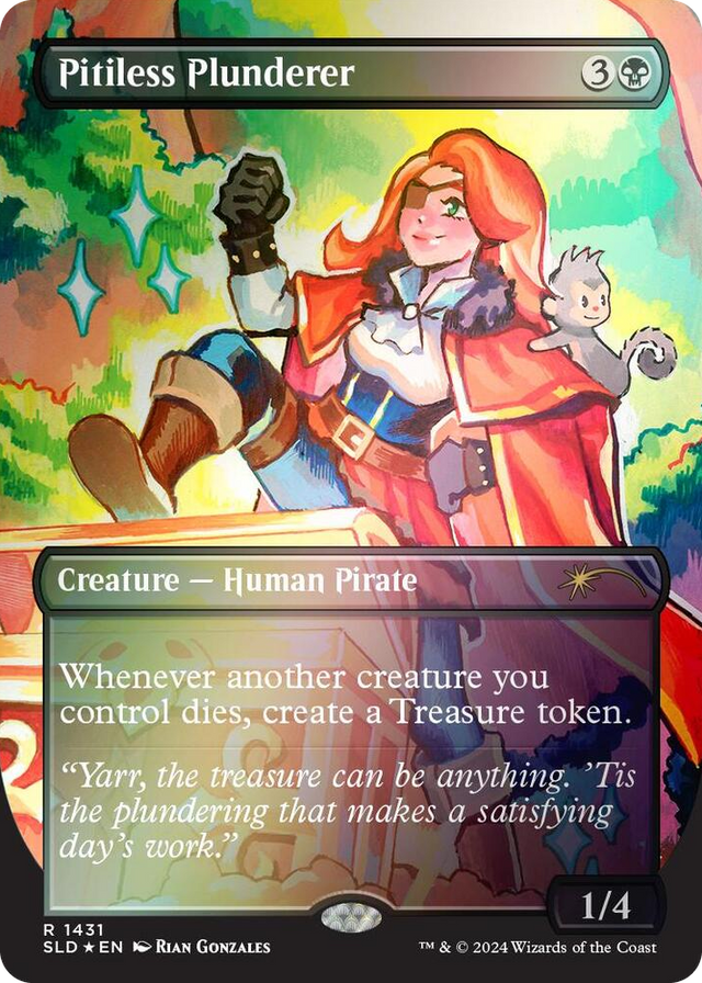 1431 Pitiless Plunderer (Rainbow Foil) R Secret Lair Drop Series