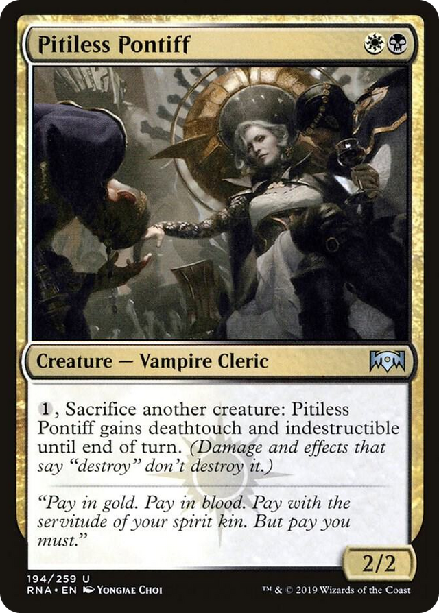 0194 Pitiless Pontiff U Ravnica Allegiance