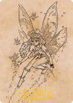 0078 Pixie Guide (Showcase) Art Card (Gold-Stamped Signature) S Art Series: Adventures in the Forgotten Realms