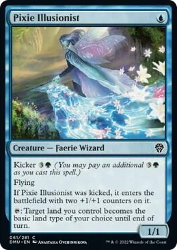 0061 Pixie Illusionist C Dominaria United