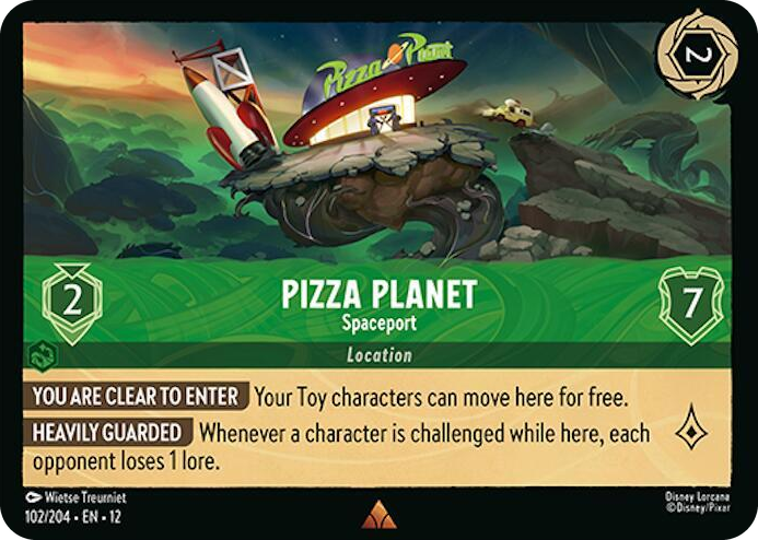 0102 Pizza Planet - Spaceport Rare Wilds Unknown