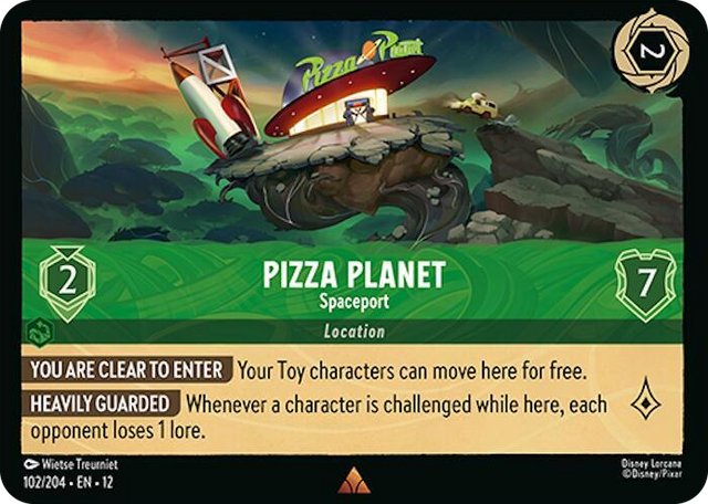 0102 Pizza Planet - Spaceport Rare Wilds Unknown