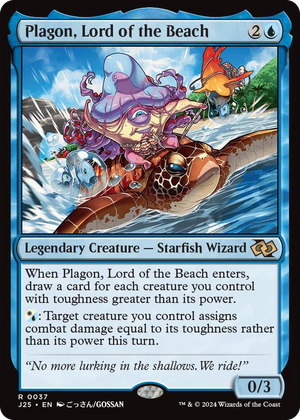 0037 Plagon, Lord of the Beach (Anime) R Foundations Jumpstart