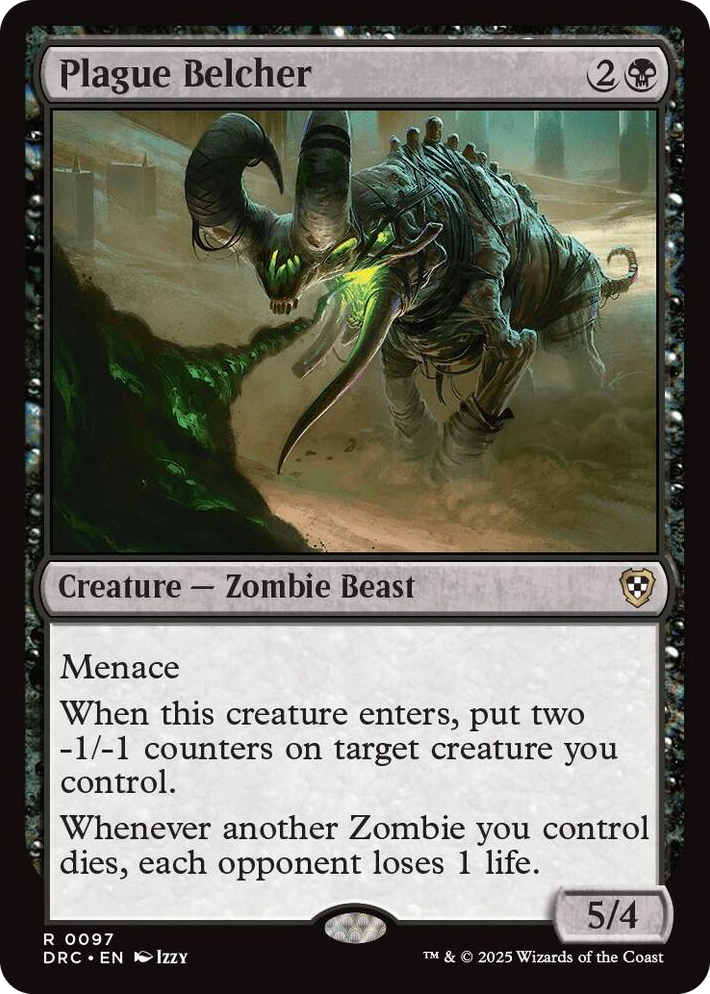 0097 Plague Belcher R Commander: Aetherdrift