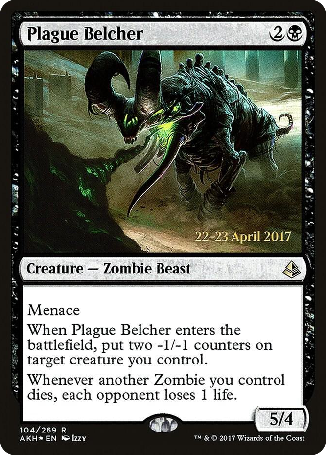 0104 Plague Belcher R Prerelease Cards