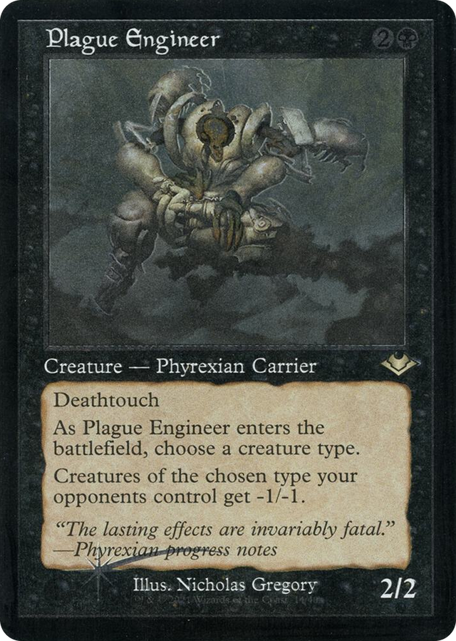 0014 Plague Engineer (Retro Frame) (Foil Etched) R Modern Horizons