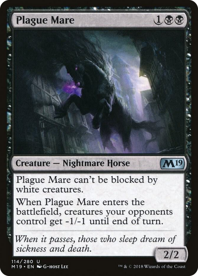 0114 Plague Mare U Core Set 2019