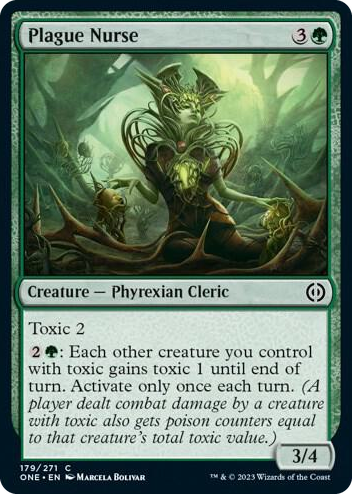 0179 Plague Nurse C Phyrexia: All Will Be One