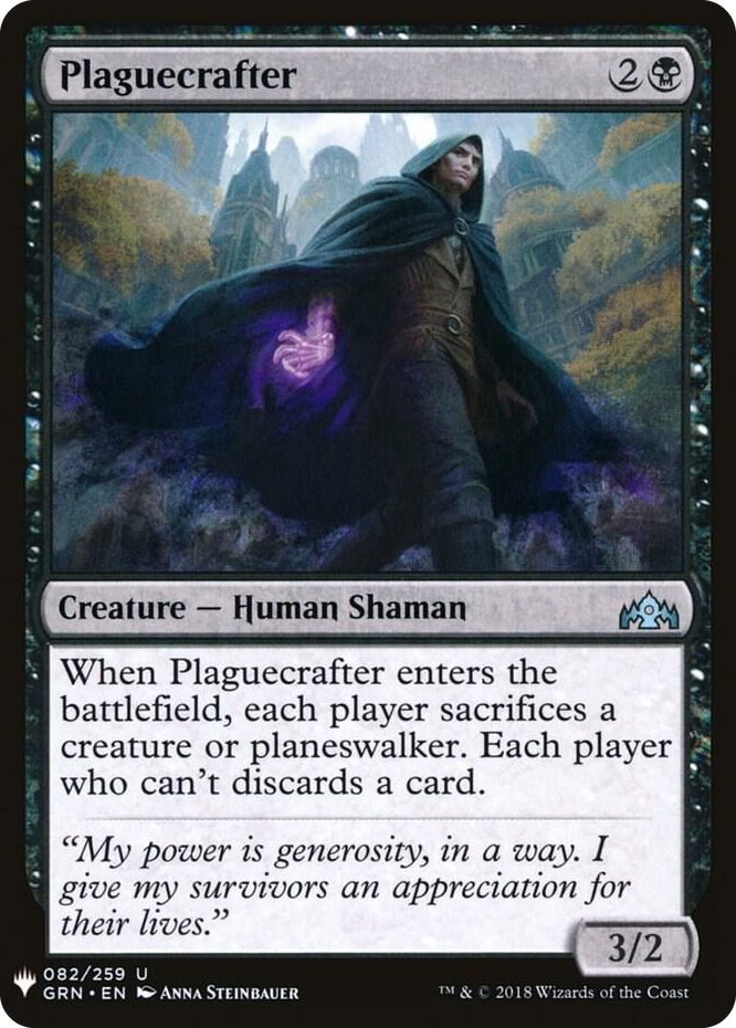 0082 Plaguecrafter U The List Reprints